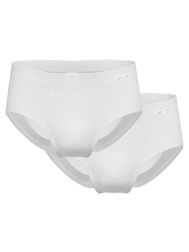 Slip 2er Pack in Weiß