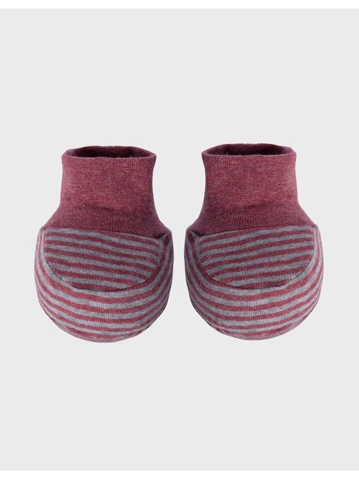 Baby Schuhe in Bordeaux Melange
