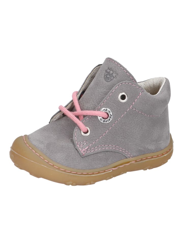 Lauflern Schnürstiefel Kaltfutter in grau