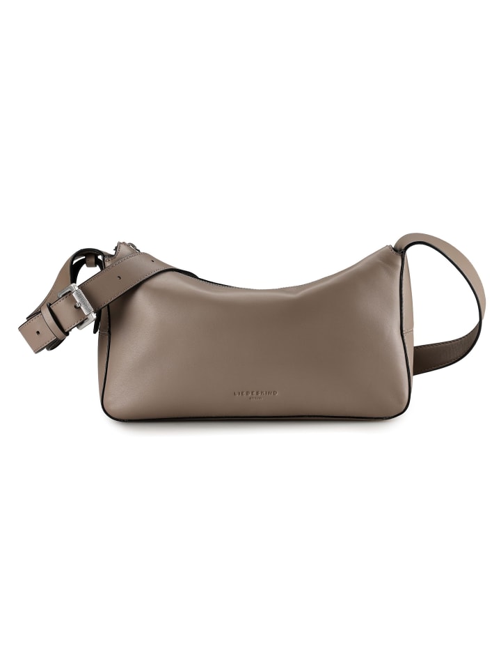 Sky II Schultertasche Leder 30 cm neutral grey