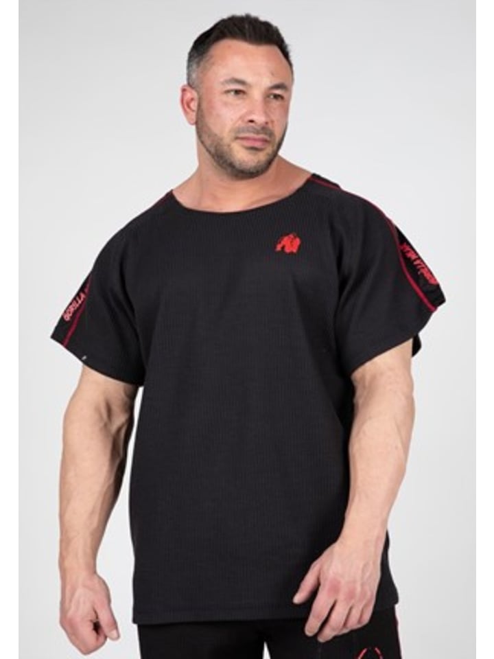 T-shirt - Buffalo old school workout top - Schwarz/Rot