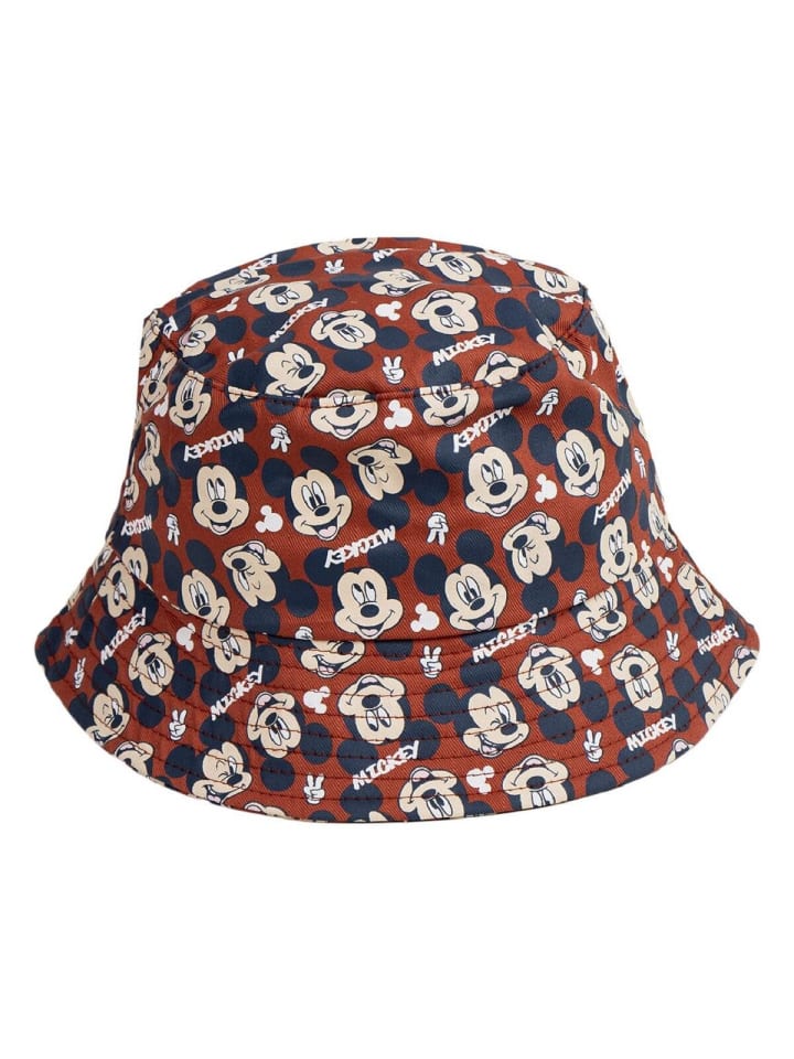 Disney Mickey Mouse Fischerhut Kinder Sommerhut & Sonnenkappe in Mehrfarbig
