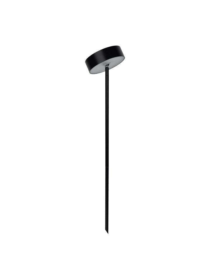 LED Solarleuchte "LAUPHEIM" in schwarz - (L)10 cm x (B)10 cm x (H)56 cm