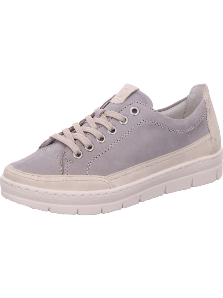 Schnürschuhe in blau kombi