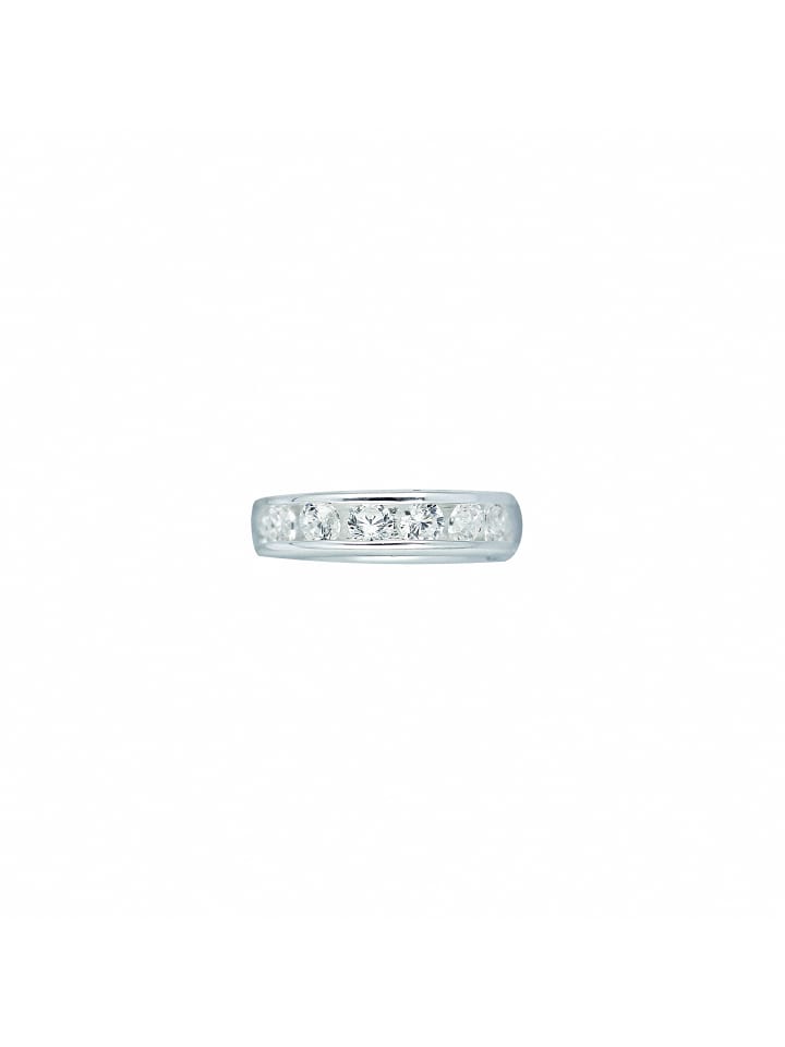 Damen 925 Silber Anhänger Taufring mit Zirkonia Ø 9,1 mm in silber
