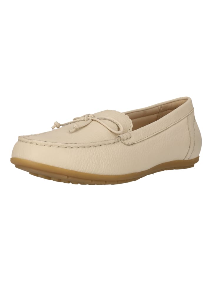 Slipper Elliotte Sail in 1227 Cream Leather