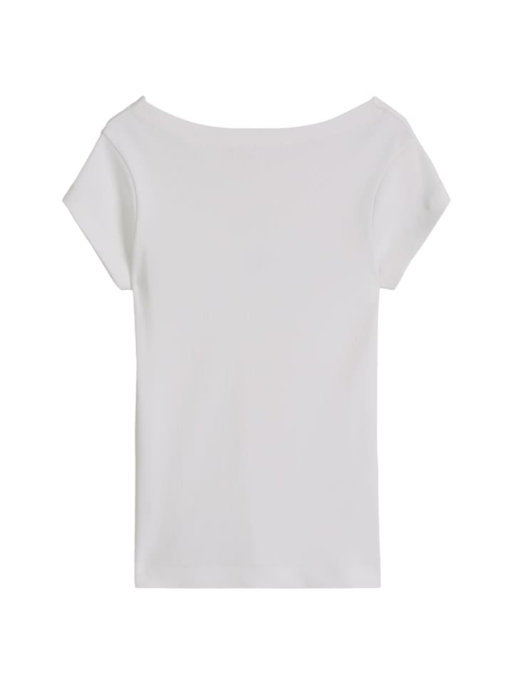 T-Shirt slim in Weiß