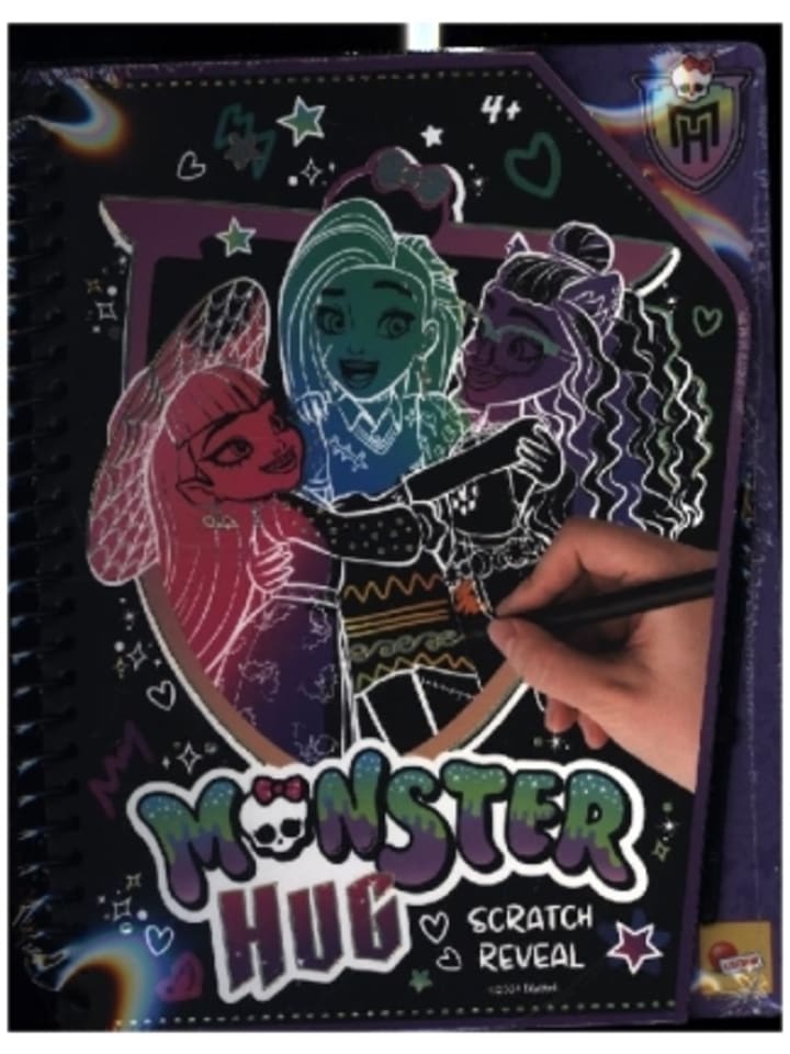 Papeterie/PBS - MONSTER HIGH SKETCHBOOK Monster Hug Scratch Reveal