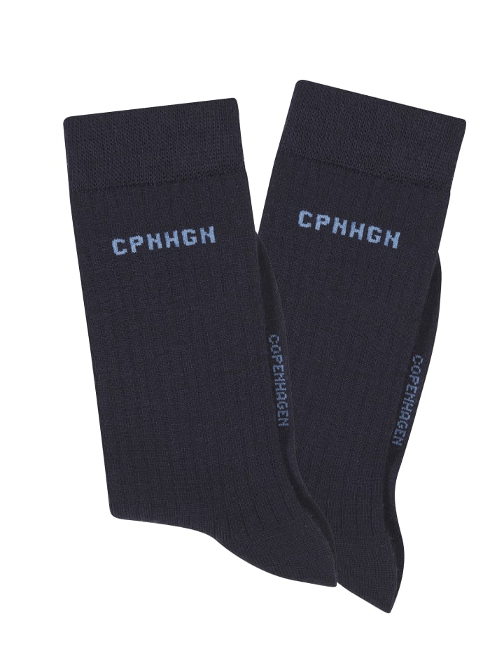 Basicsocken in 2x marine