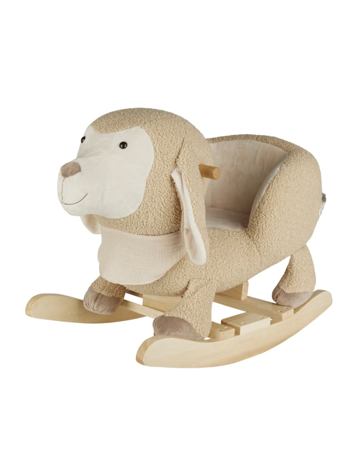 Schaukeltier SCHAF Flocke in beige