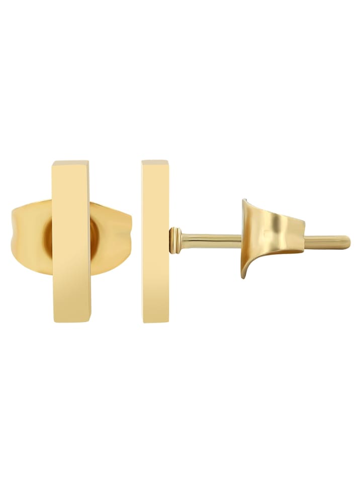 Damen Ohrringe – Ohrstecker aus Edelstahl in gold