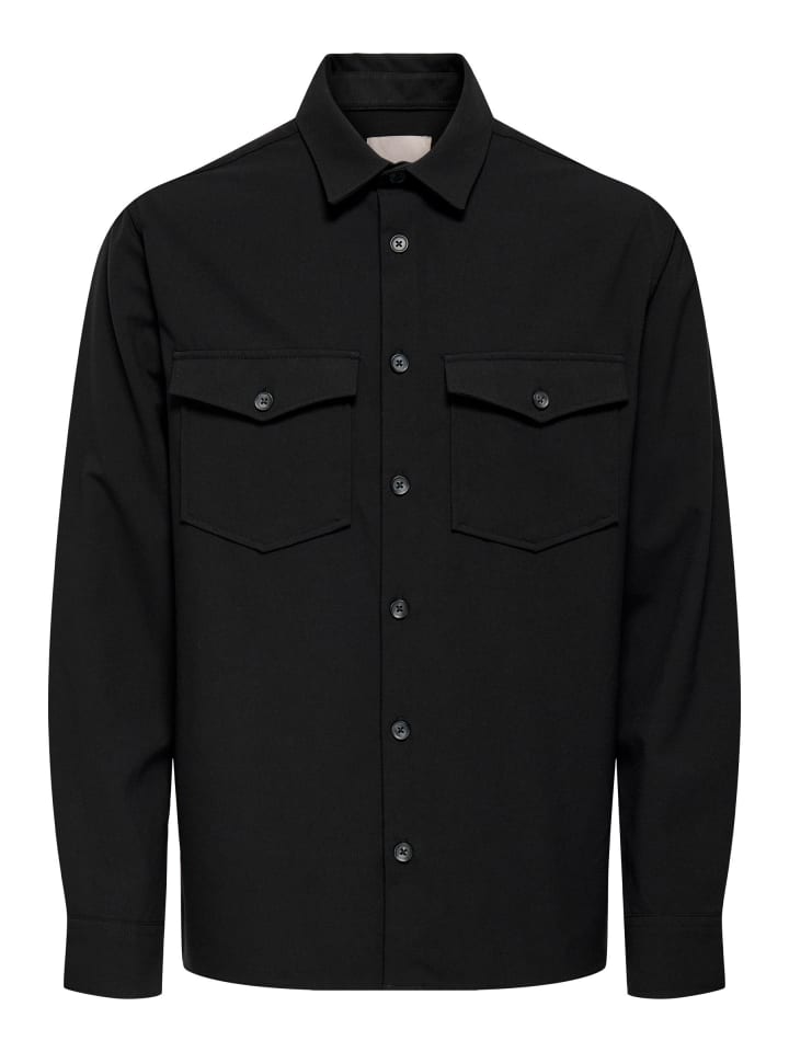 Overshirt in Black