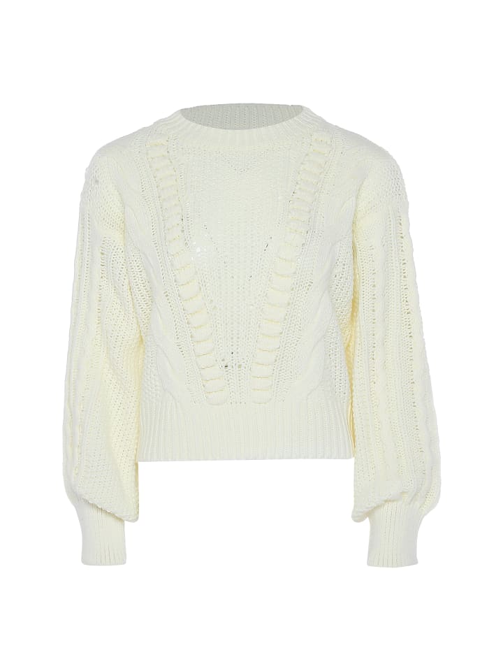 Women Sweater in Wollweiss