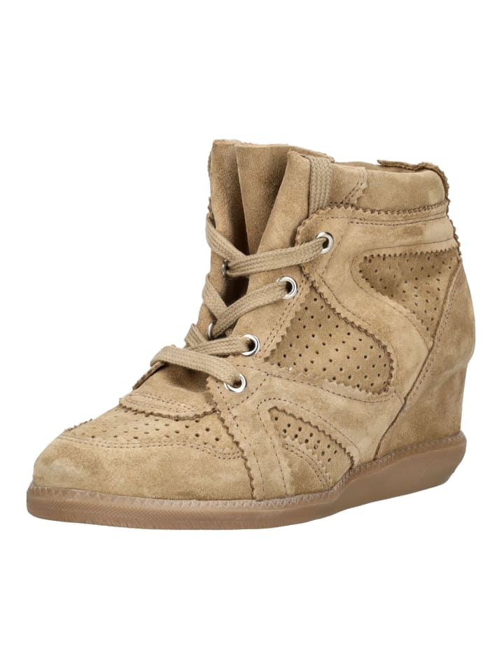 Stiefelette Hellbraun