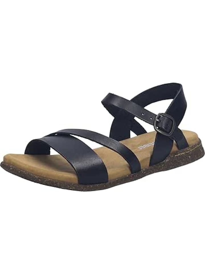 Riemchen Sandalen für Damen in schwarz