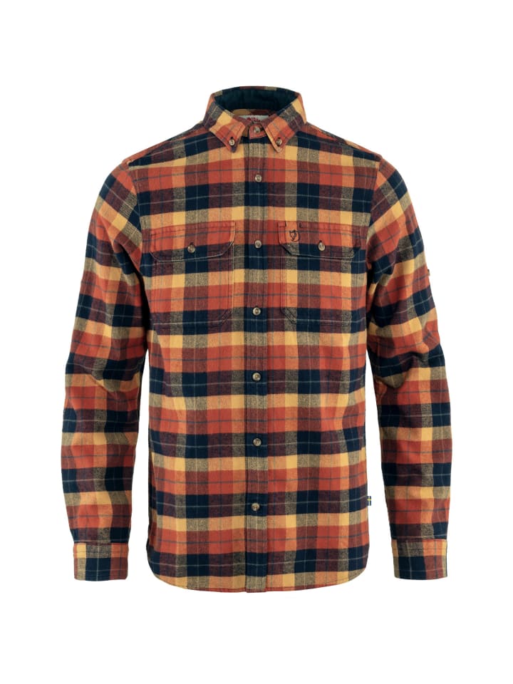 Shirt Singi Heavy Flannel in Fire Red