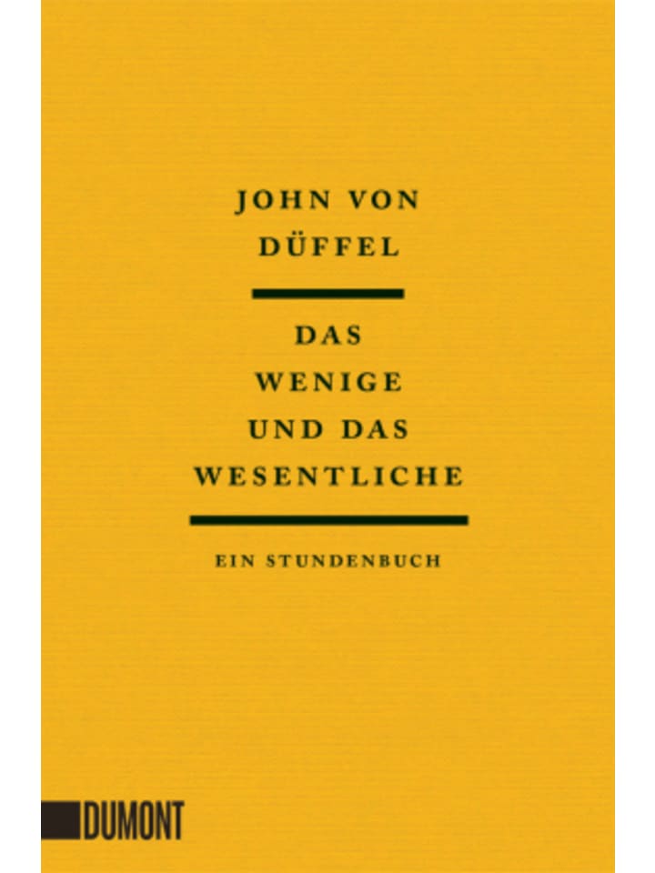 Buch - Das Wenige und das Wesentliche