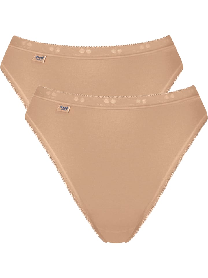Baumwolle, Single-Jersey Slip 2er-Pack Basic+ in haut
