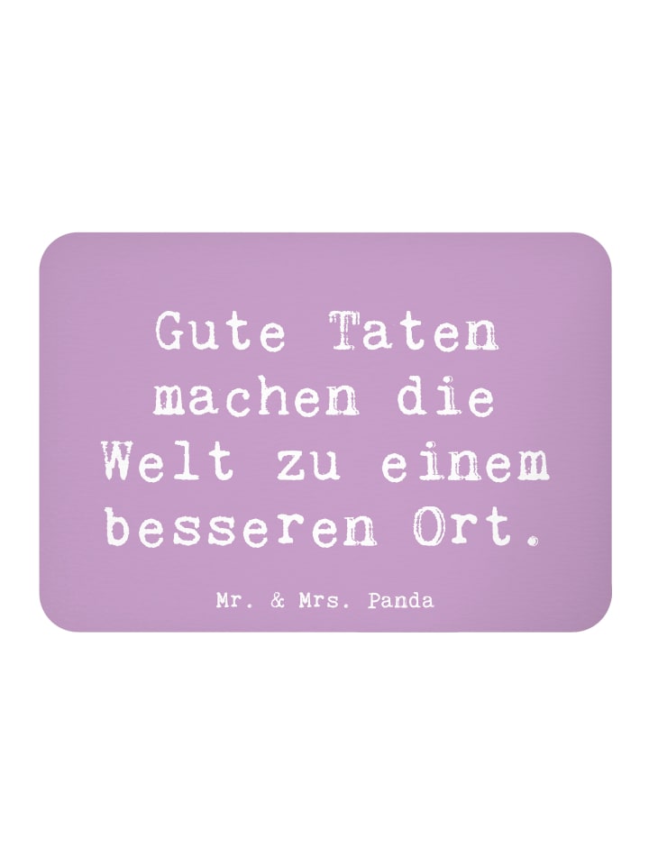 Magnet Spruch Freundlichkeiten verbreiten mit S... in Lavendeltraum
