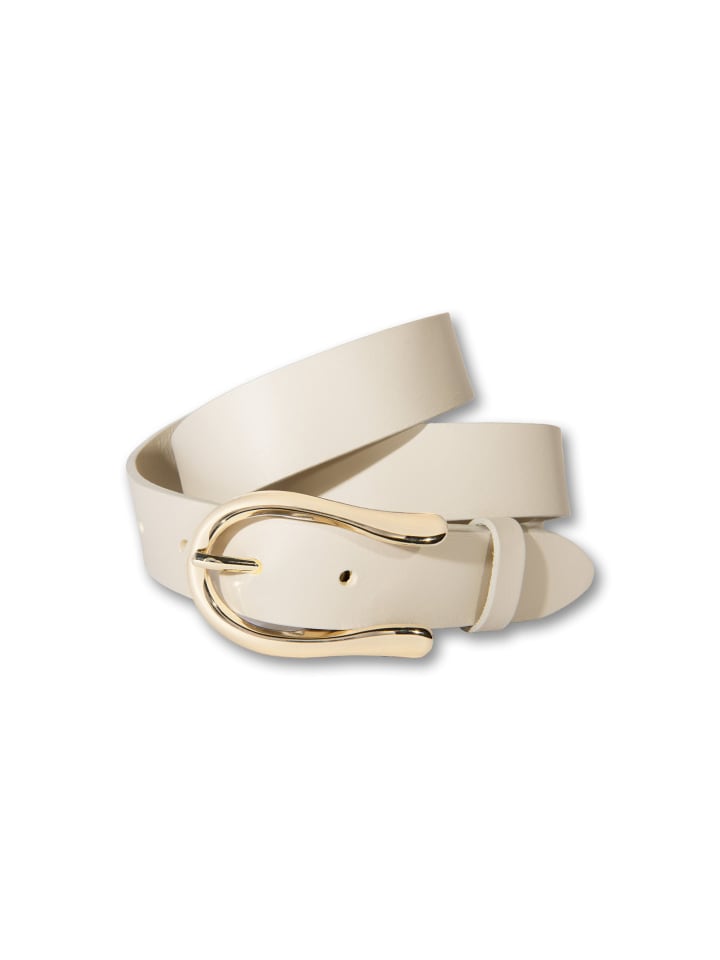 3CM WALK-NAPPALEDERGUERTE in Beige