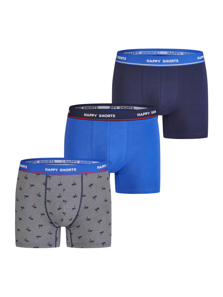 Retro Boxer Jersey in palm-stripe