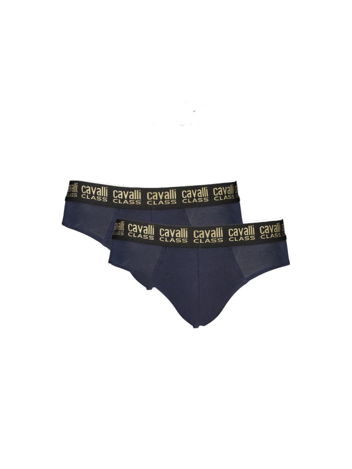 Blau Baumwolle Herren Slip