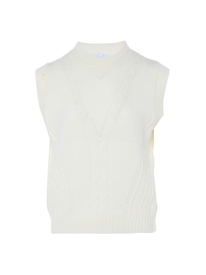 Damen Sweater in WOLLWEISS