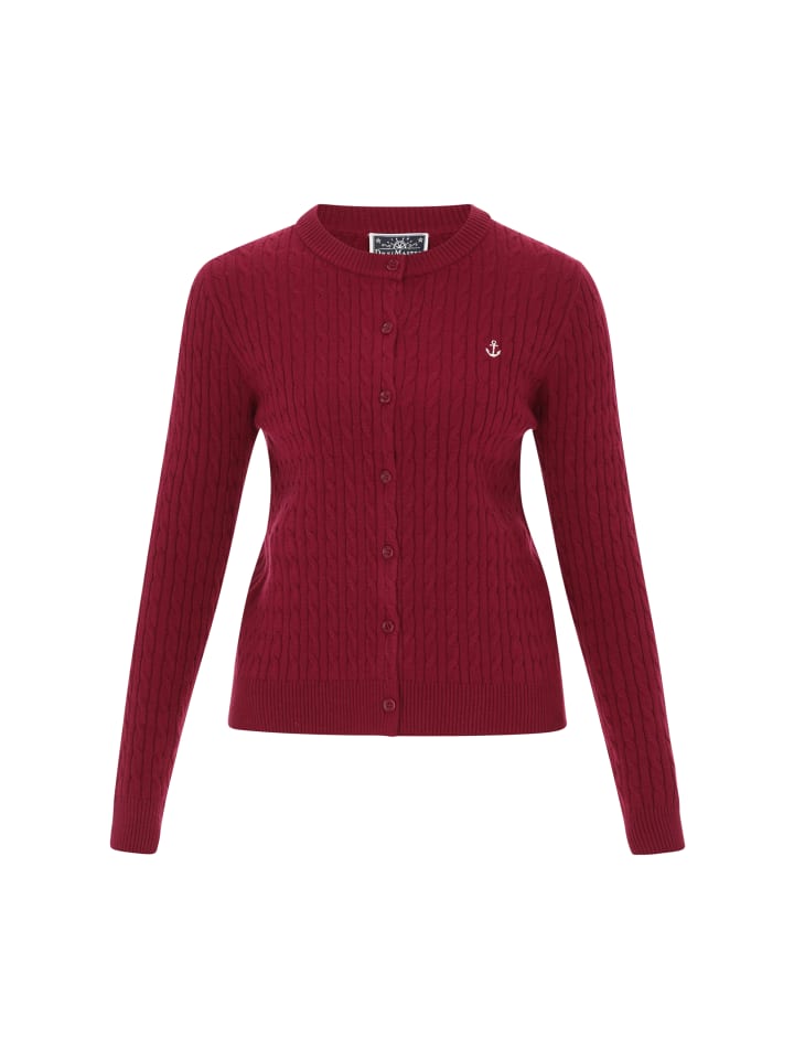 Women Cardigan in wine red