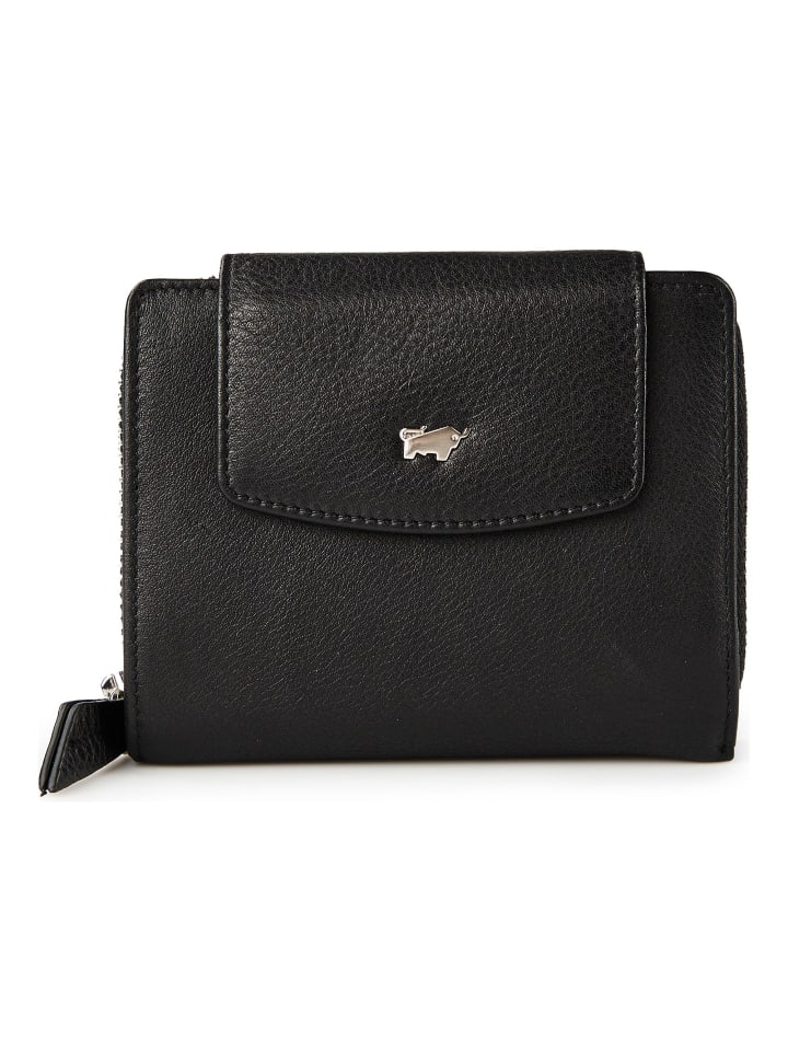 Joy Geldbörse RFID Schutz Leder 12 cm black