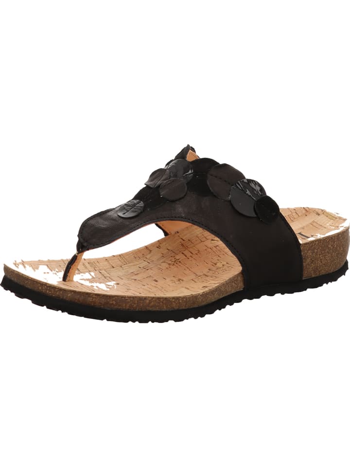 Pantolette in schwarz