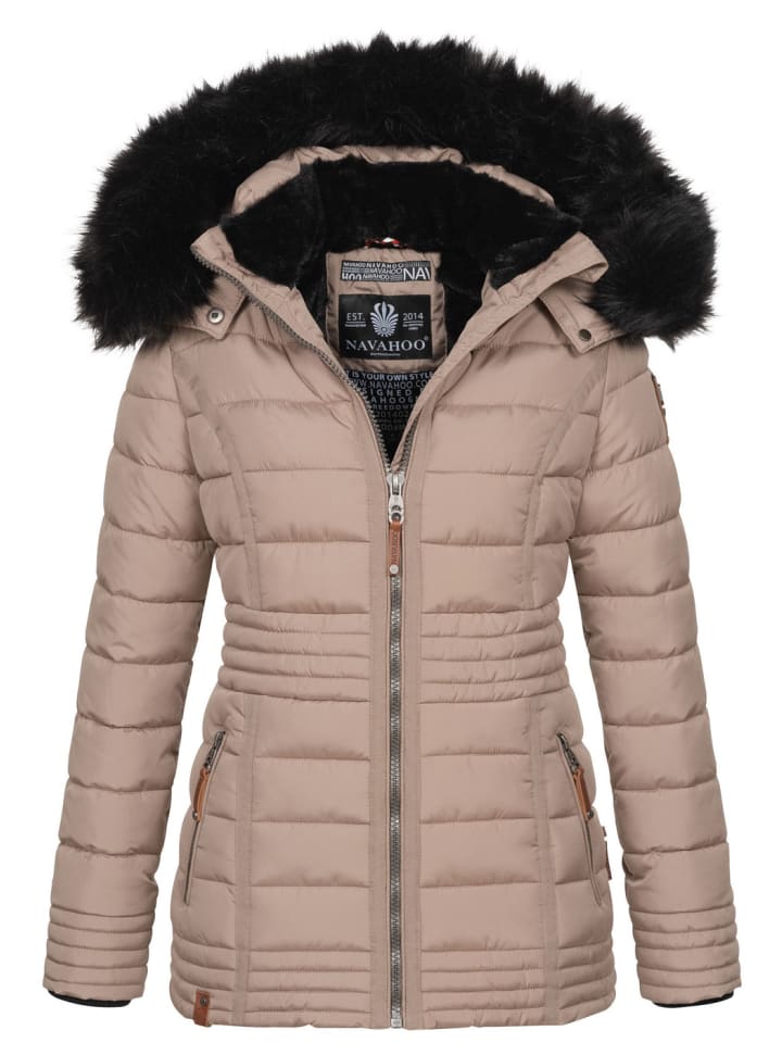 Winterjacke Navahoo Umay Princess Damen Winterjacke in Taupe