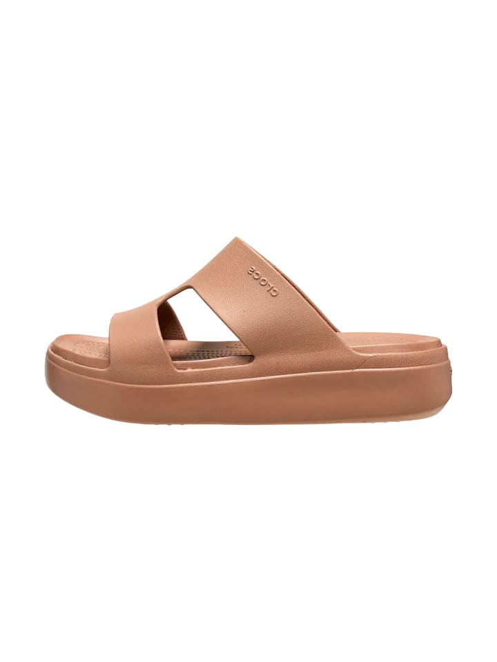Getway Platform H-Strap-Sandalen zum Hineinschlüpfen Braun