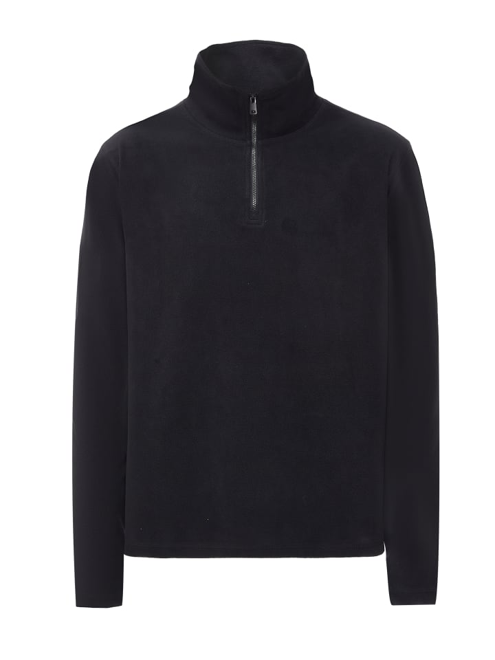 Herren Fleecepullover in Schwarz