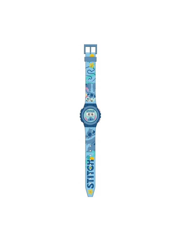 Kinderuhr digital Blau Armbanduhr Disney