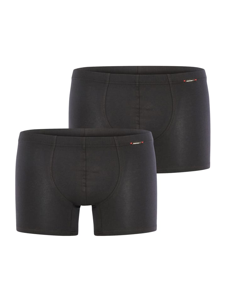 2-Pack Retroshorts RED 1601 in Schwarz