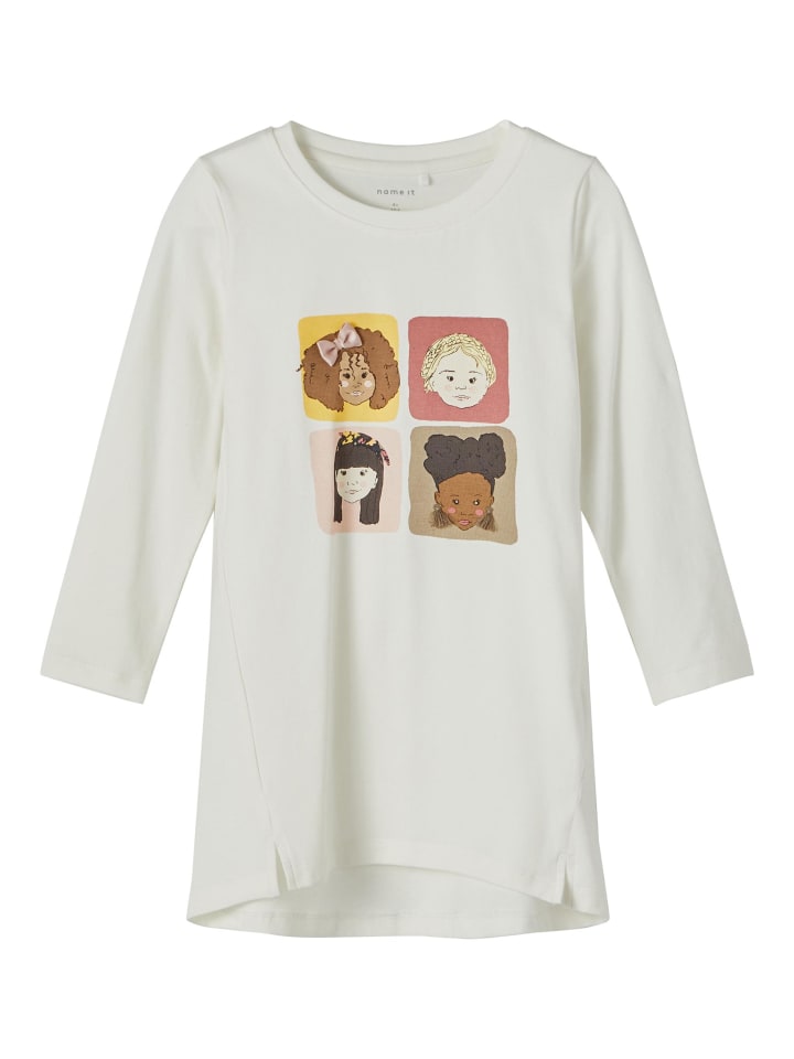 Mädchen Tunika- Kleid/Shirt in Snow White