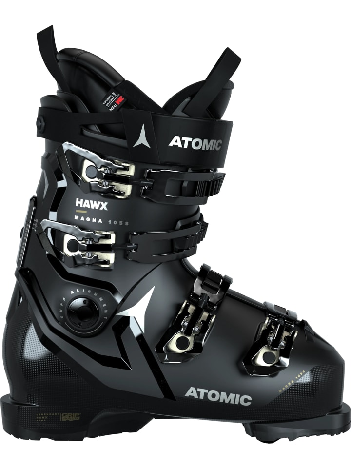 Skistiefel Alpin in schwarz