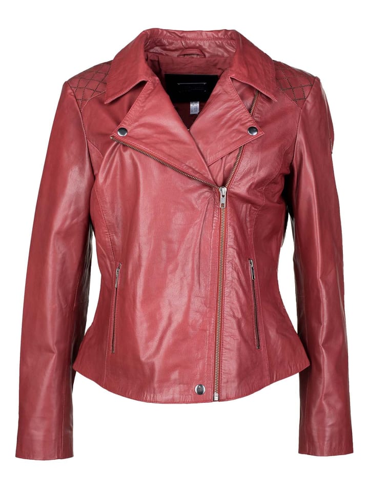 Lederjacke 1703 in rot
