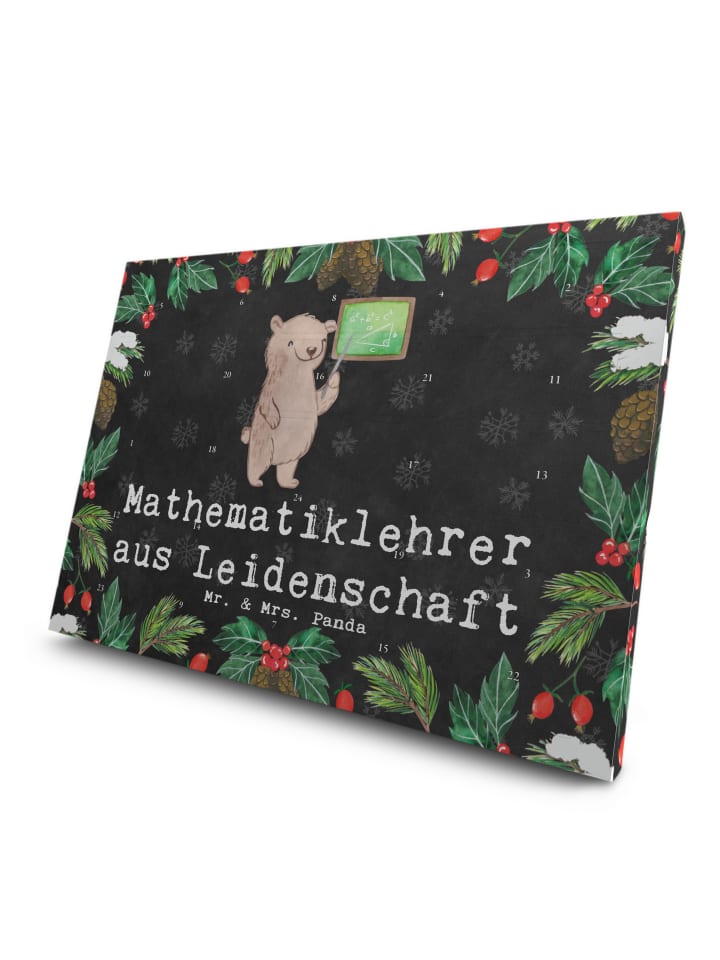Adventskalender Mathematiklehrer Leidenschaft m... in Kreidetafel