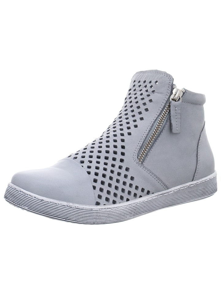 Stiefelette in grau