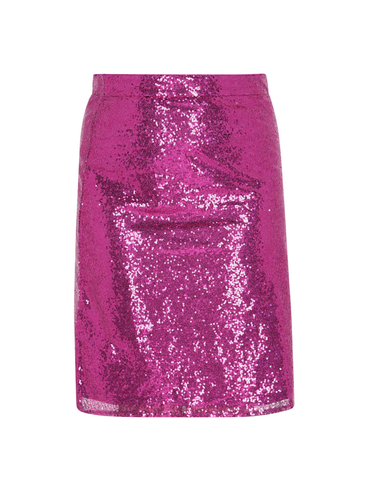 Women Plus Size Skirt in Violet