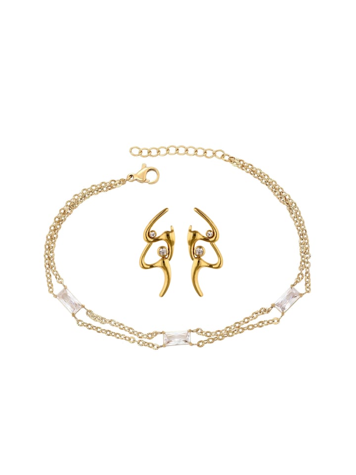 Women Jewelry Set in gold