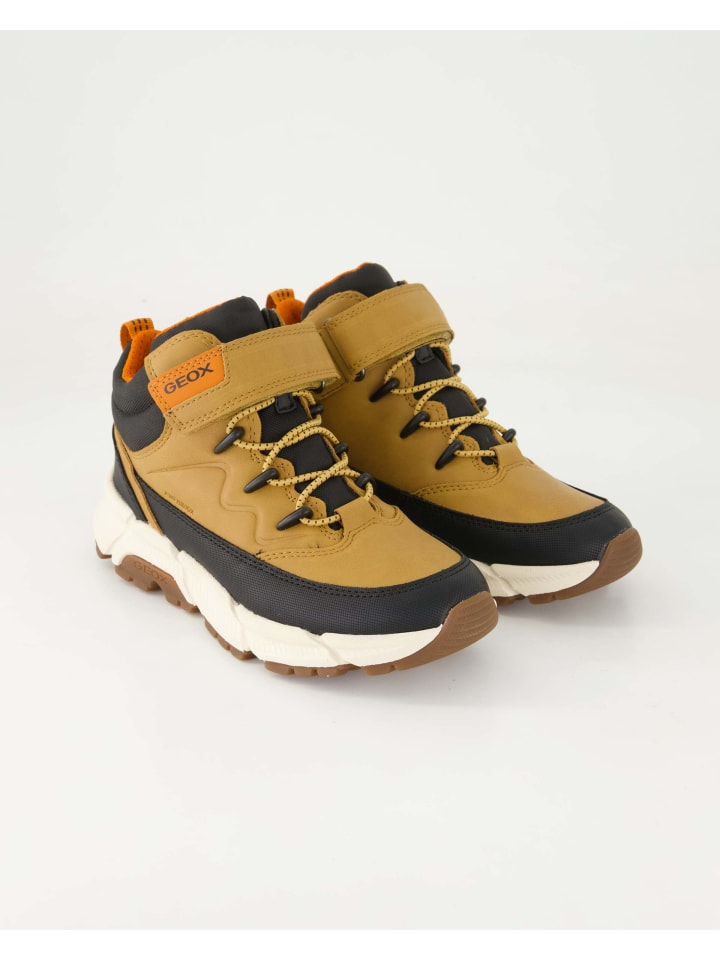 Klettstiefel in Braun