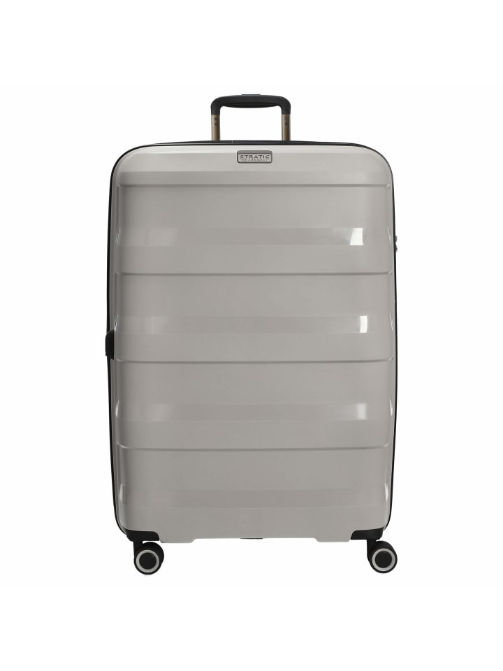Straw+ - 4-Rollen-Trolley 76 cm L erw. (rose) in beige