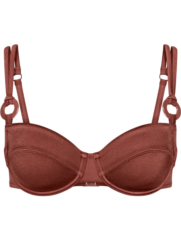 Bügel-Bikini-Top Midnight Swim in BURNT HENNA