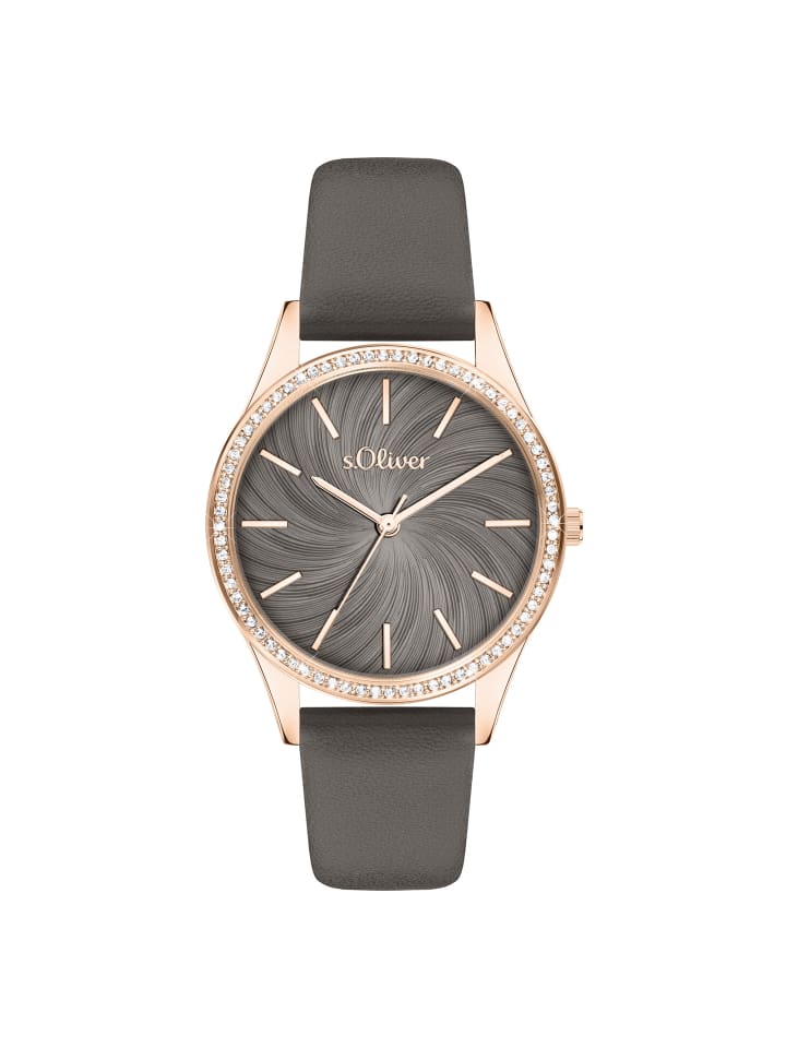 Armbanduhr Classic Sparkle in braun
