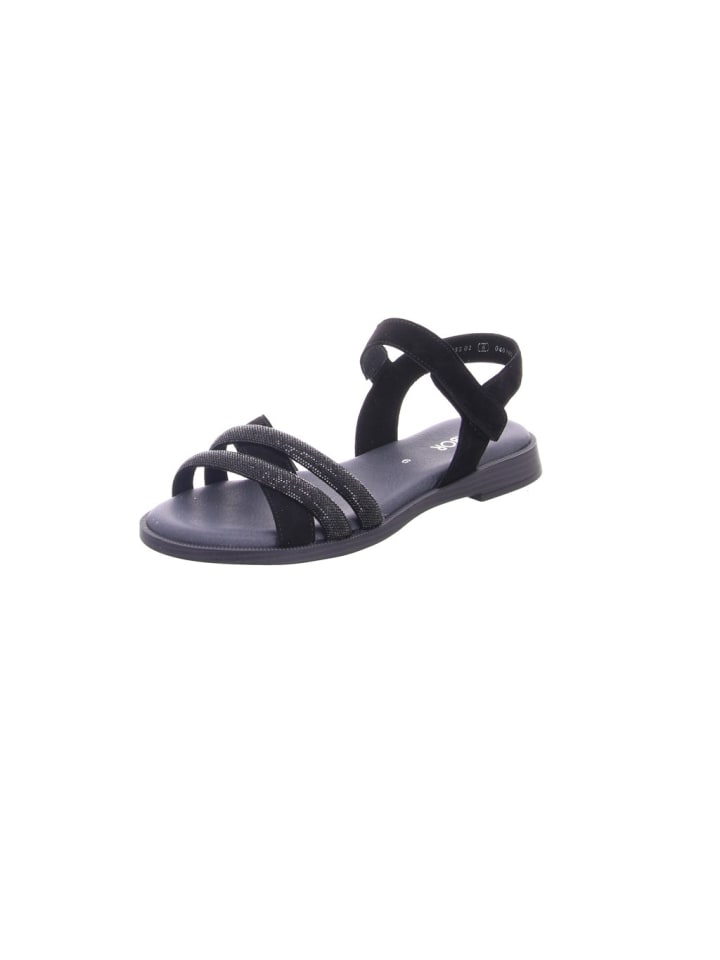 Riemchen Sandalen für Damen in schwarz
