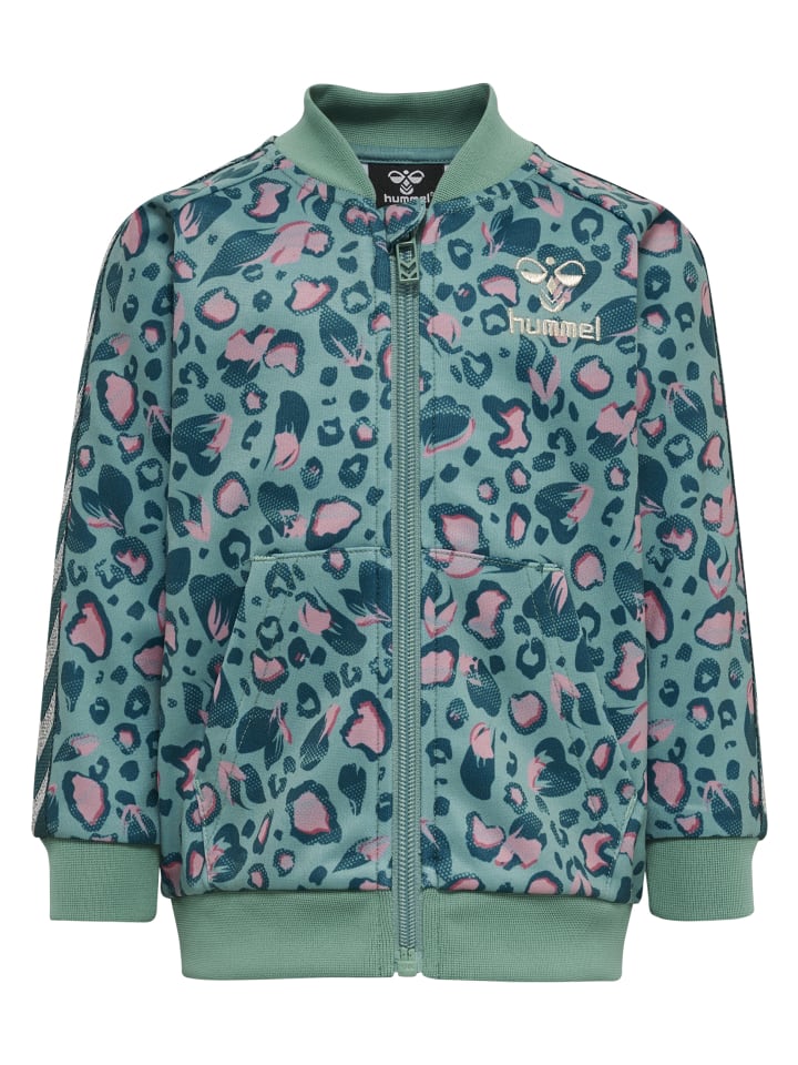 Reißverschluss Jacke Hmlolympia Lebensstil Mädchen in MINERAL BLUE