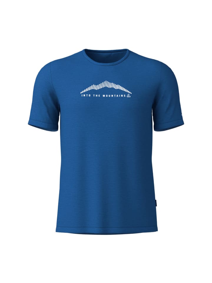 T-Shirt in blau