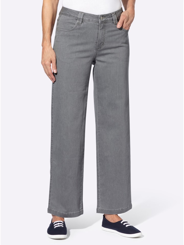 Jeans in light grey-denim